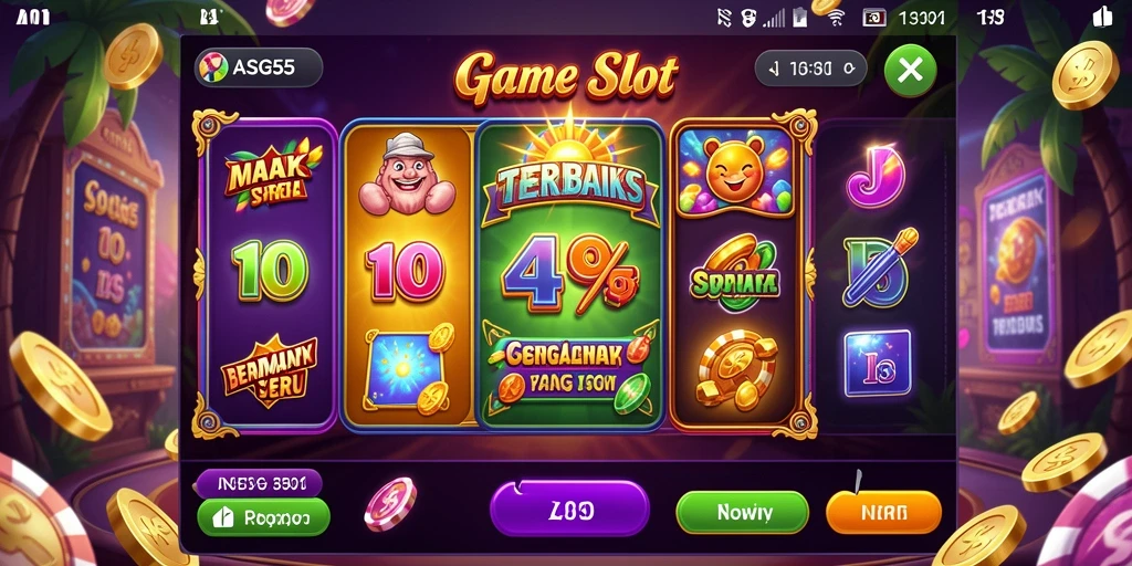 Tampilan gameplay seru dan penuh warna di ASG55.