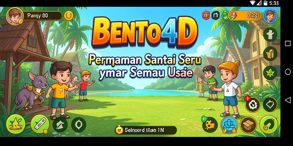 Screenshot BENTO4D menampilkan gameplay yang menyenangkan dan adiktif.