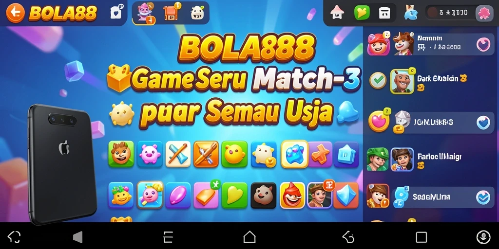 Tampilan gameplay BOLA88 yang menarik dan penuh warna.