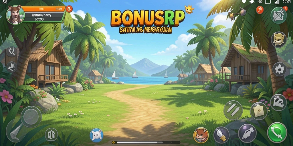 Tampilan gameplay menarik dengan tantangan seru di BONUSRP.