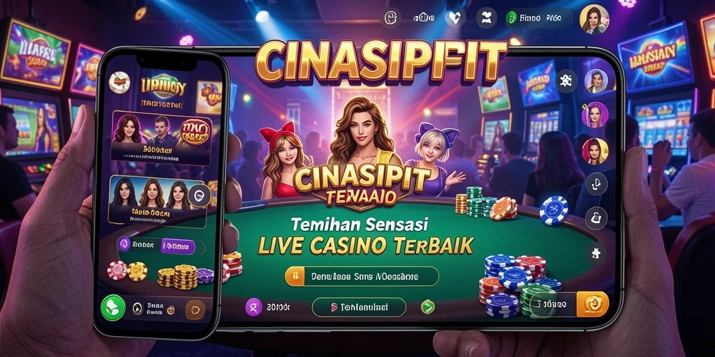 Tampilan gameplay mendebarkan di aplikasi CINASIPIT Live Casino.