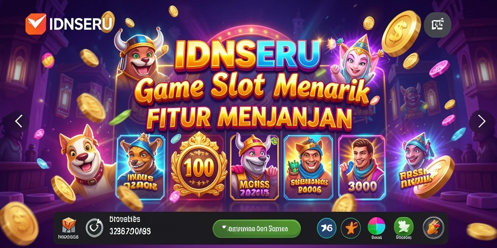 Screenshot gameplay IDNSERU yang menampilkan aksi seru slot.