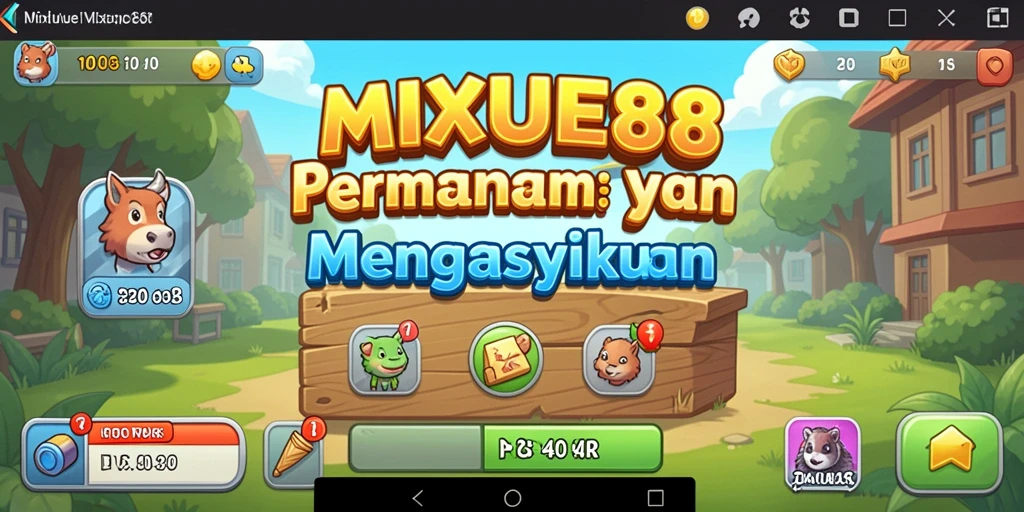 Screenshot gameplay MIXUE88 yang menunjukkan keseruan bermain Idle.