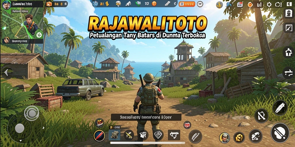 Tampilan gameplay seru di dunia terbuka RAJAWALITOTO