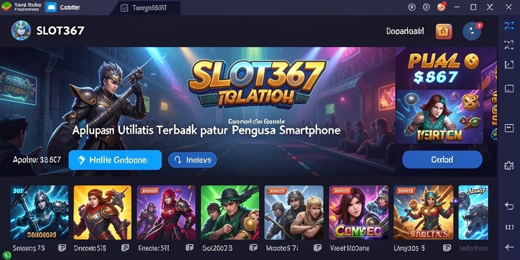 Tampilan antarmuka SLOT367 yang menarik dan informatif.