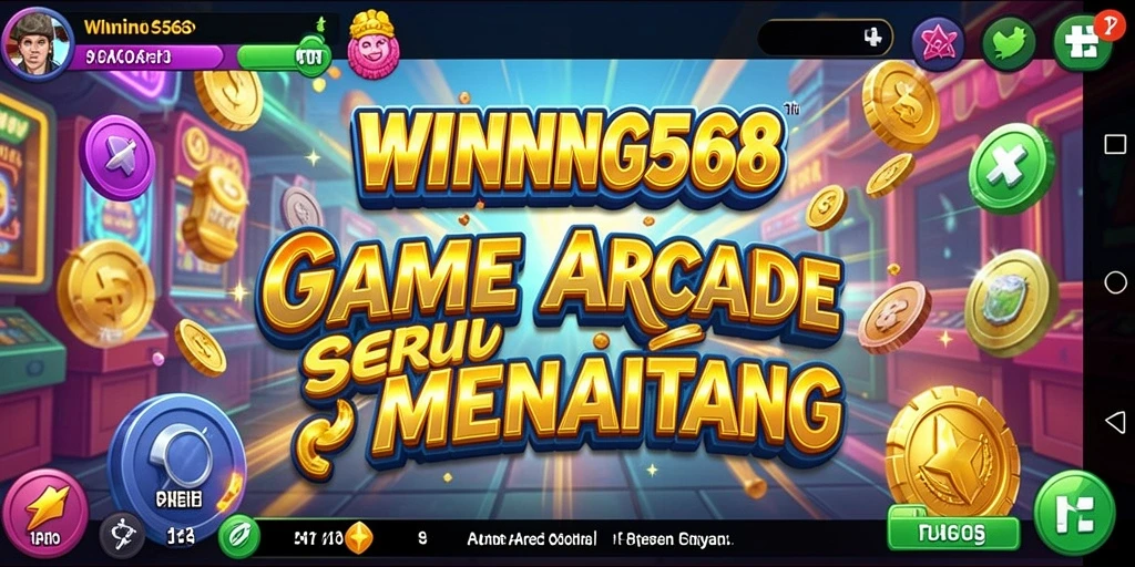 Tampilan gameplay seru di WINNING568 dengan tantangan Arcade yang mendebarkan.